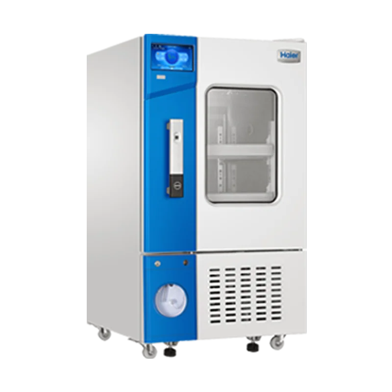 Haier Biomedical touchscreen blood bank refrigerator