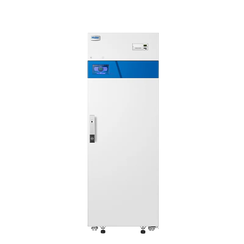 Haier Biomedical touchscreen solid-door pharmacy refrigerator