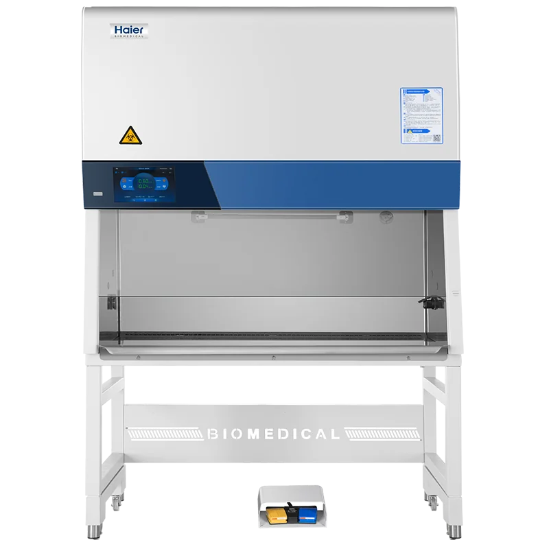 Haier Biomedical touchscreen Class II biosafety cabinet family