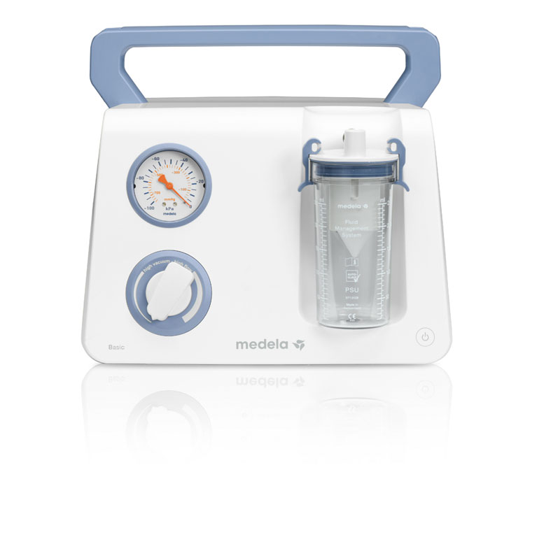 Medela Basic portable surgical suction pump, manufacturer reference configuration