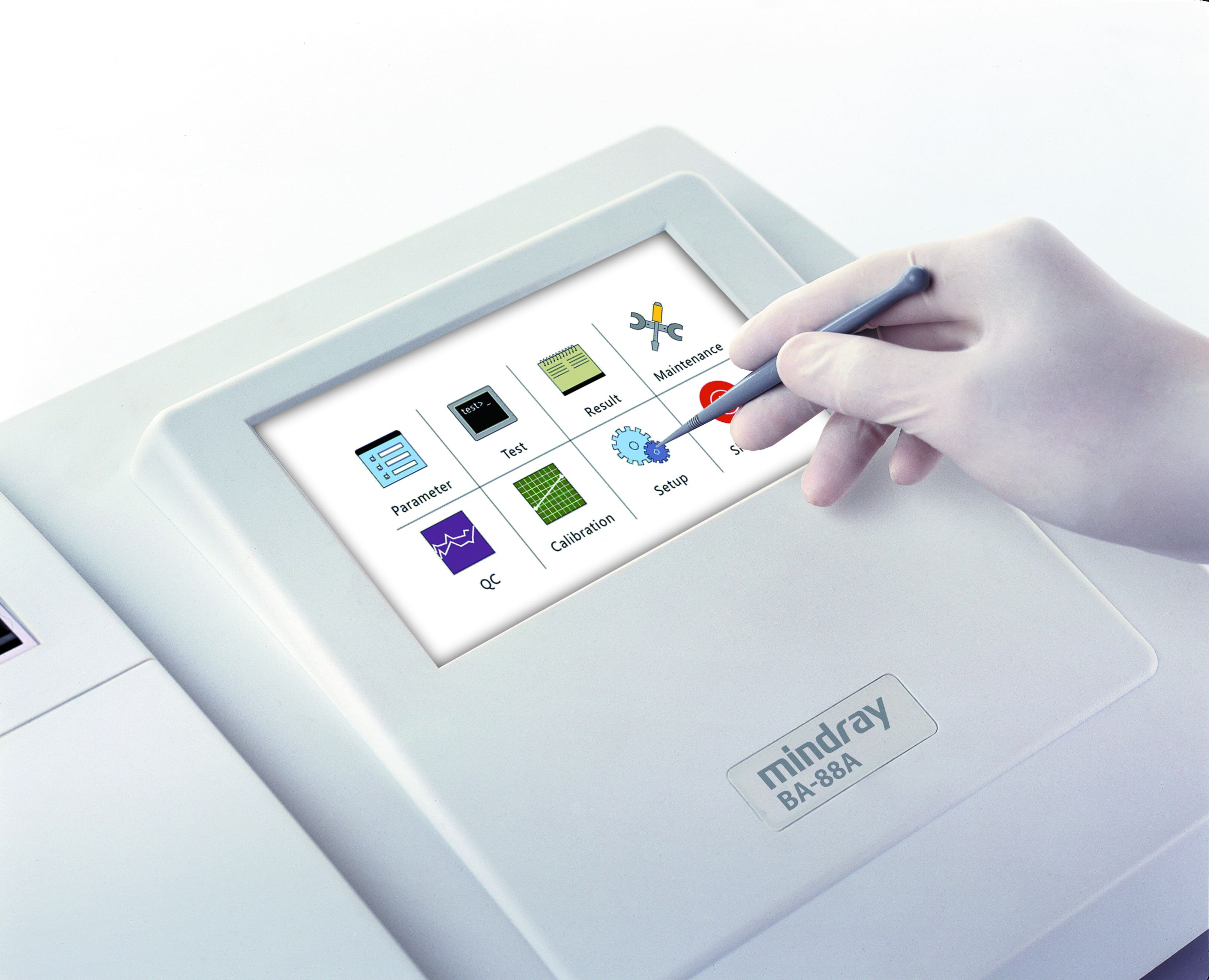 Mindray BA-88A semi-automatic chemistry analyzer, official manufacturer product image