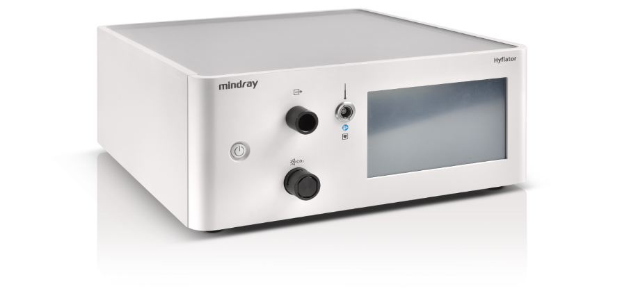 Mindray HS50 laparoscopy insufflator, manufacturer component reference; supplied accessories to specify
