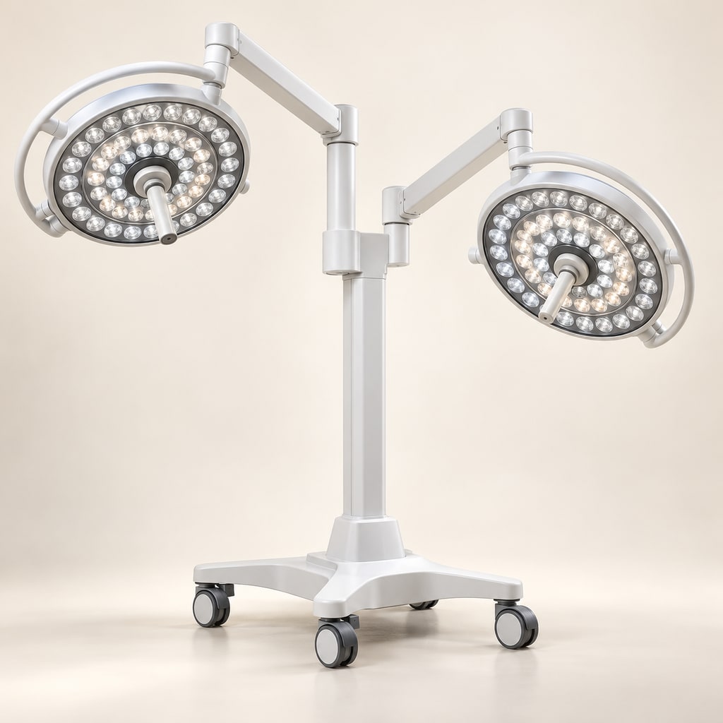 Mindray HyLED 600M Dual-Head Mobile LED Surgical Light product image