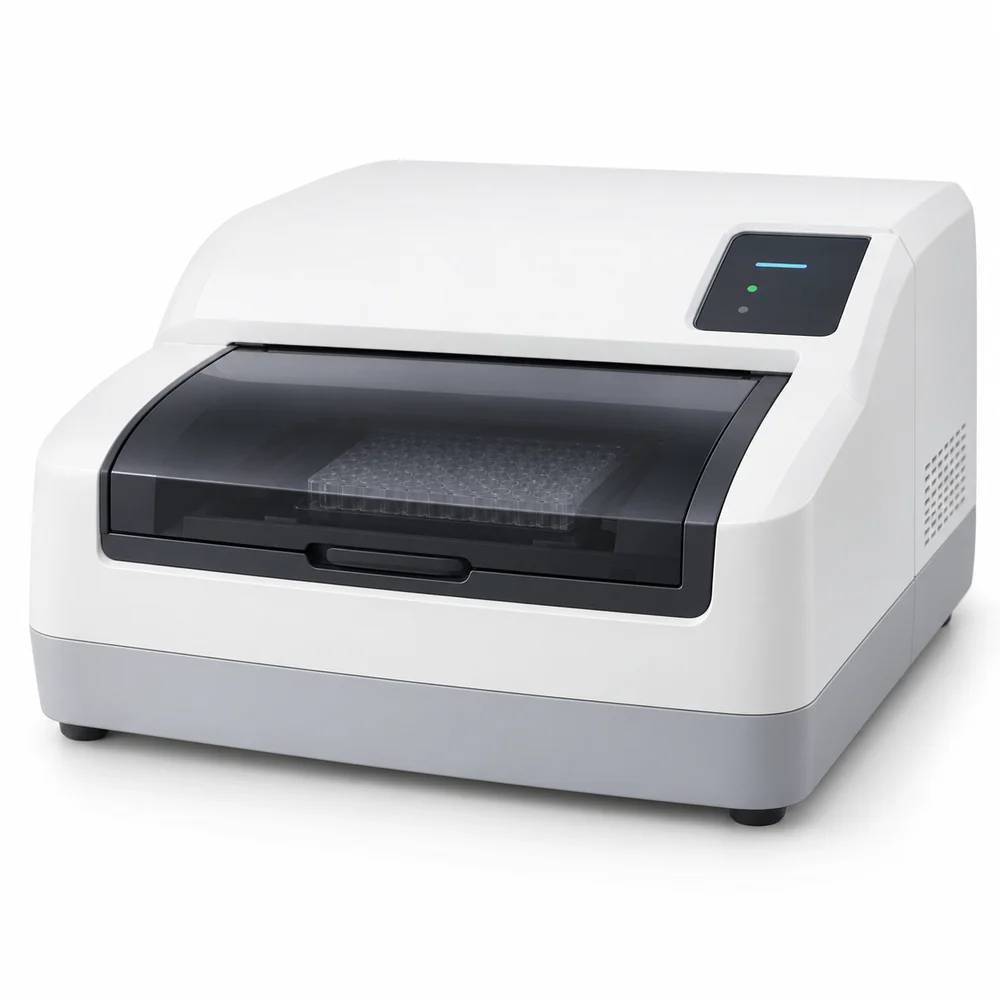 Clinical laboratory microplate reader
