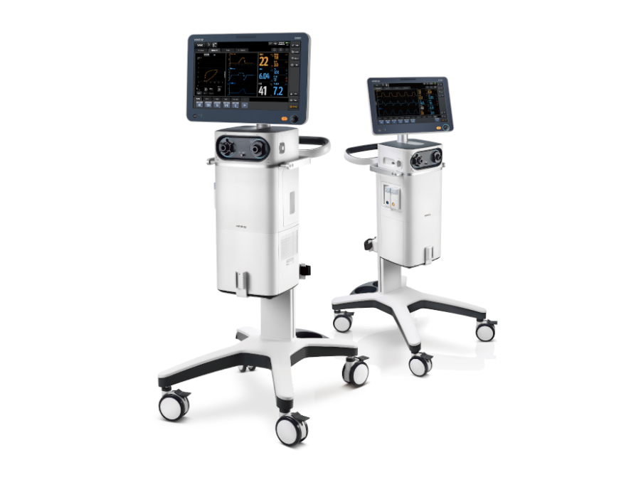 Mindray SV800 and SV600 manufacturer range photograph; models and supplied quantities specified separately, not an included pair