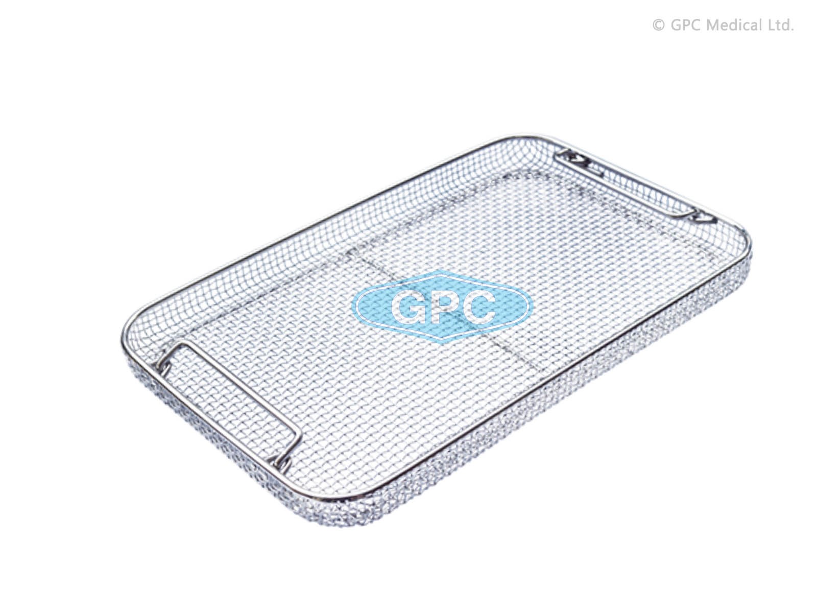 GPC Medical MT659 stainless-steel wire mesh instrument tray, official manufacturer product image