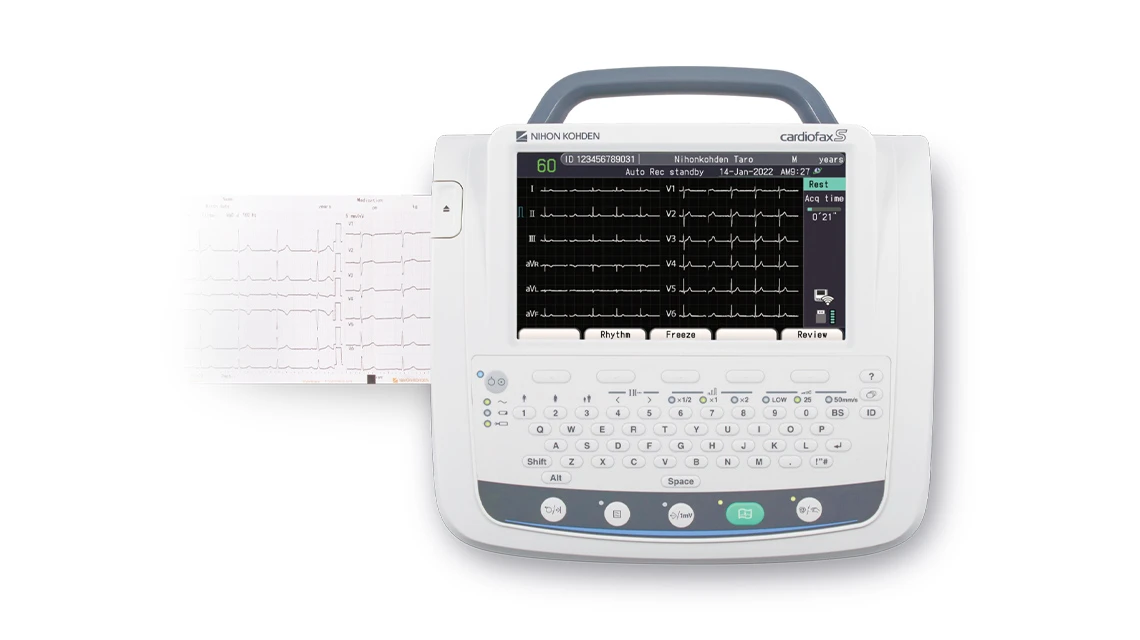 Nihon Kohden cardiofax S ECG-3250 electrocardiograph