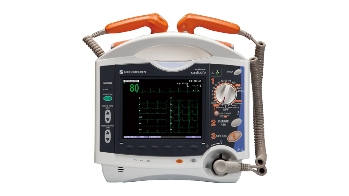 Nihon Kohden cardiolife TEC-8300 series defibrillator monitor