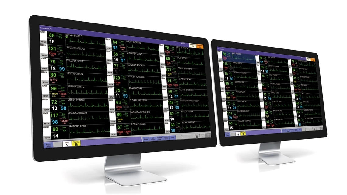 Nihon Kohden CNS-9101 central monitor