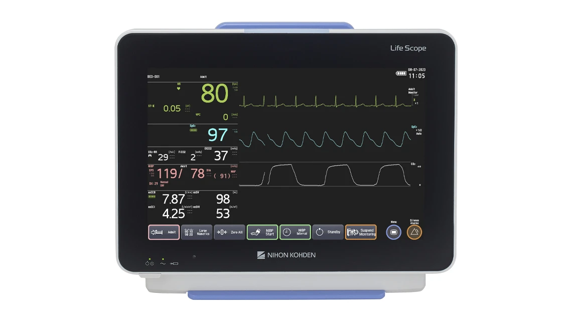 Nihon Kohden Life Scope E5 bedside patient monitor