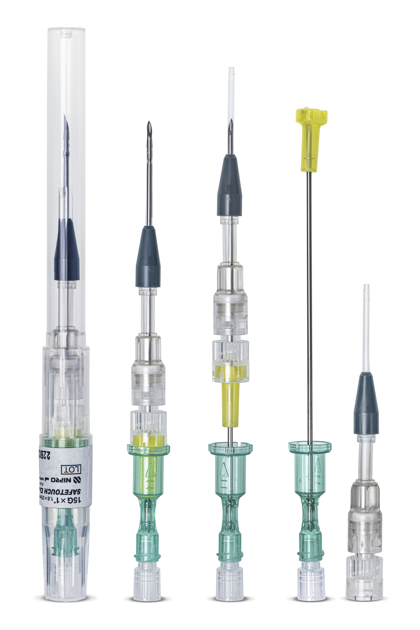 nipro manufacturer product photograph of Nipro SAFETOUCH Dialysis Cath PLUS