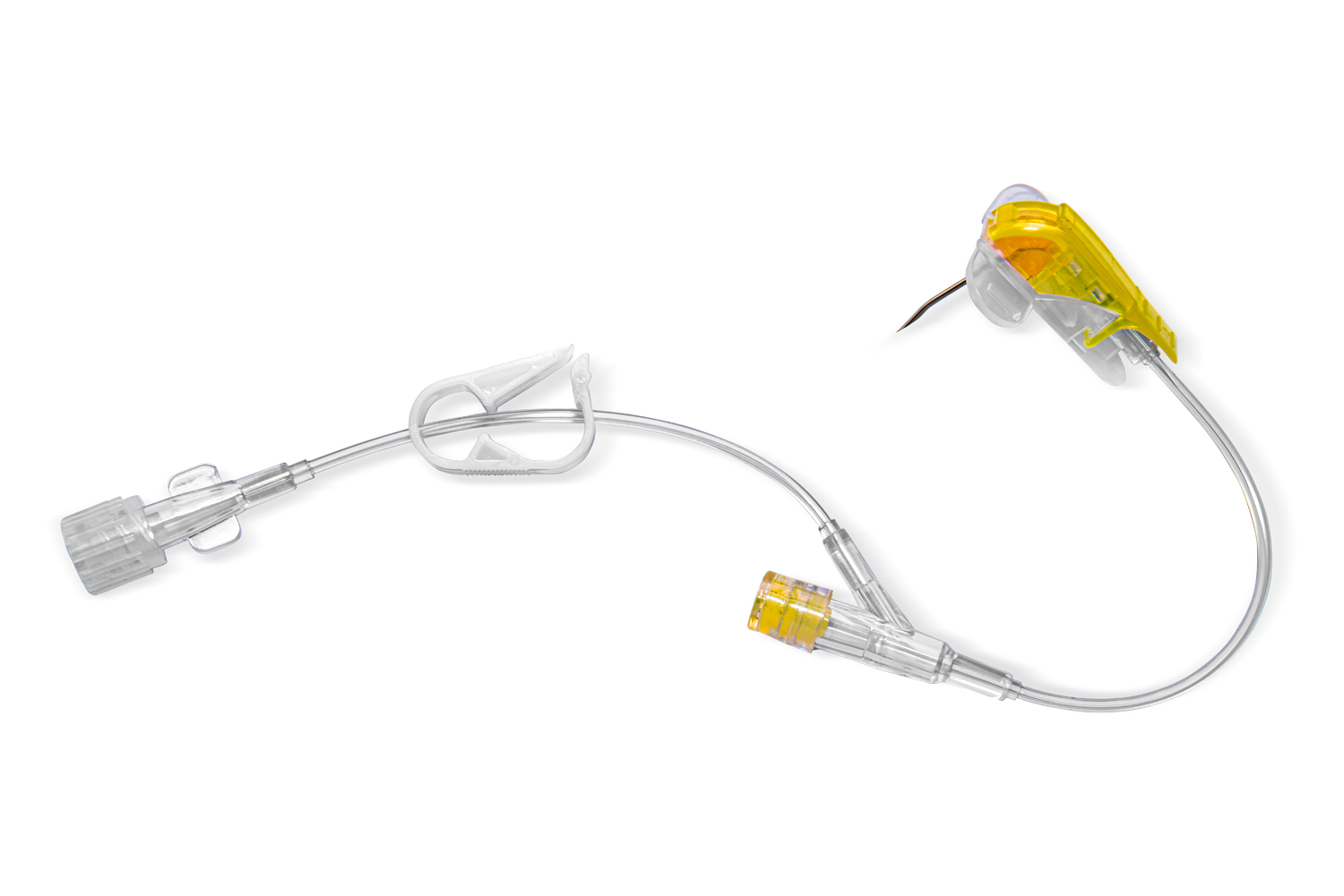 nipro manufacturer product photograph of Nipro SAFETOUCH Huber Needle Set