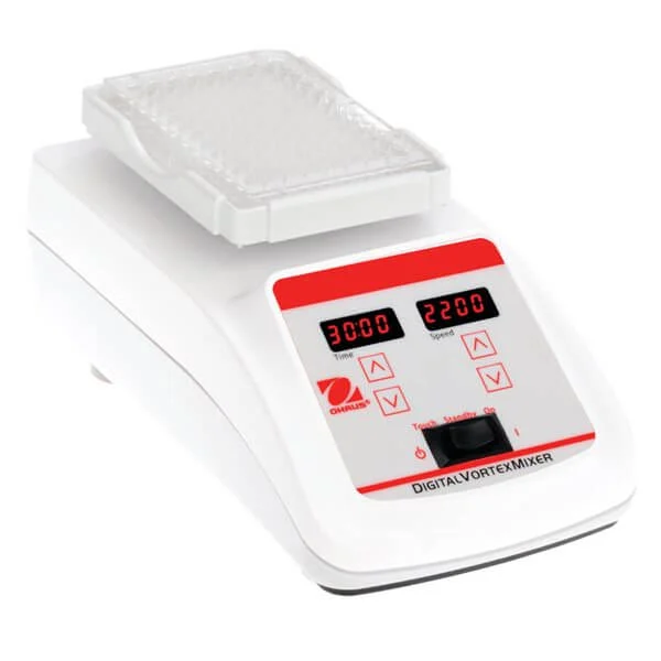 Official OHAUS product-family image for Microplate Vortex Mixers