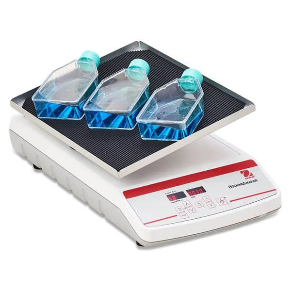 Official OHAUS product-family image for Rocking & Waving Shakers