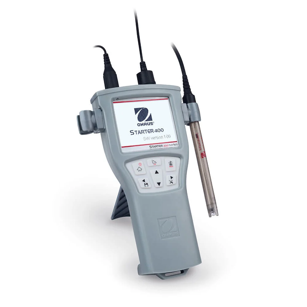Official OHAUS product-family image for Starter 400 pH Portable
