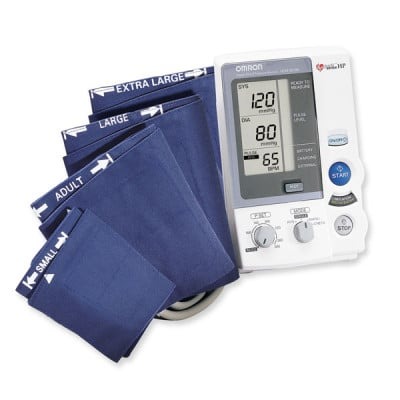 OMRON HEM-907XL professional digital blood pressure monitor, official manufacturer product image
