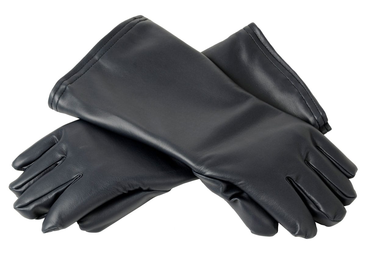 Pair of Protech Medical ANGIO angiographic lead-containing radiation protection gloves, official exact-product photograph