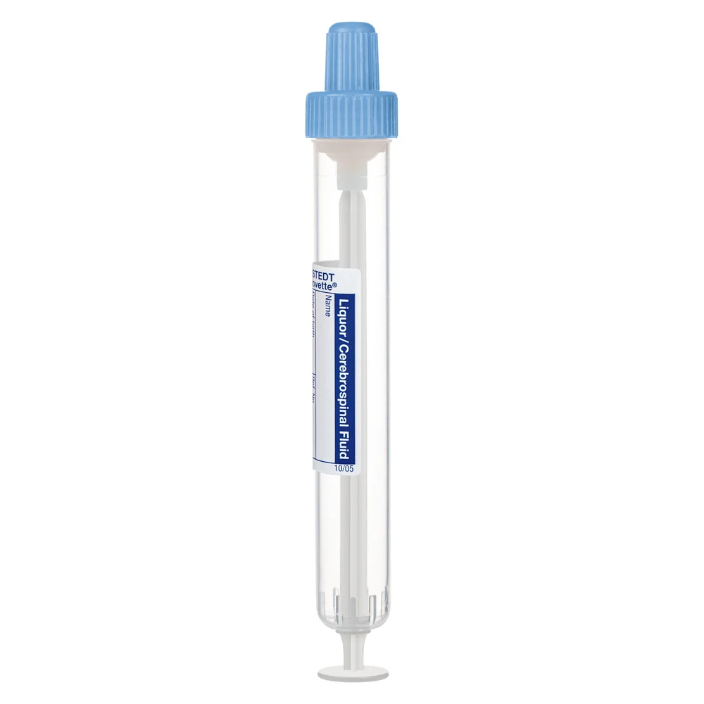 Liquor/CSF-Monovette®, Z, 10 ml, cap blue, (LxØ): 102 x 15 mm, 1 piece(s)/blister