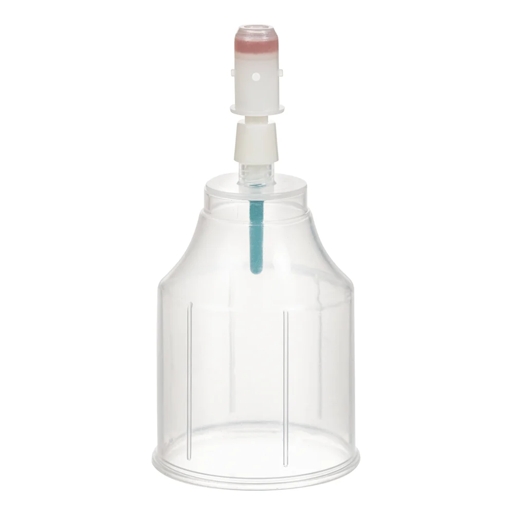 Universal blood culture adapter, For wide or narrow bottle neck, membrane adapter assembled