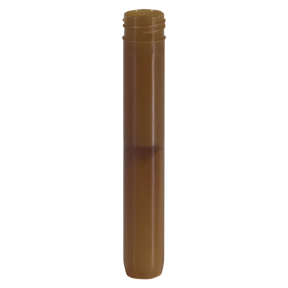 Screw cap tube, 5 ml, (LxØ): 92 x 15.3 mm, conical false bottom, rounded tube bottom, PP, without cap, 100 piece(s)/bag