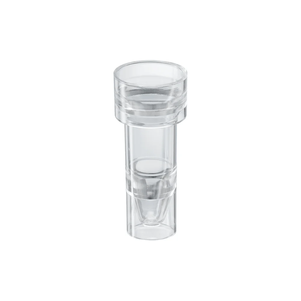 Sample tube, suitable for Hitachi analyser, transparent