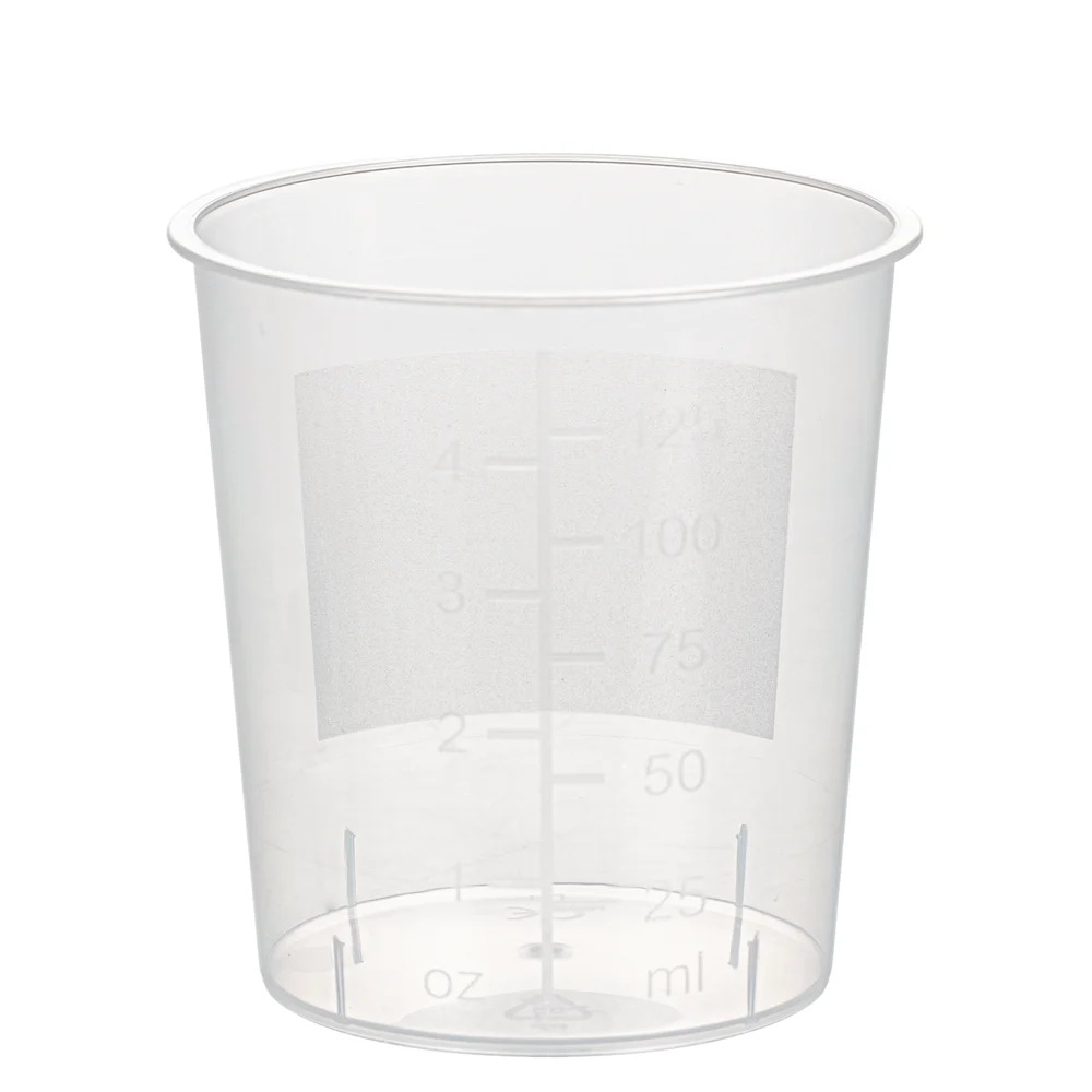 Urine container, 125 ml, (ØxH): 66 x 67 mm, PP, highly transparent