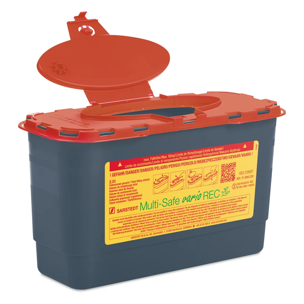 Disposal container, Multi-Safe vario REC, 2,000 ml