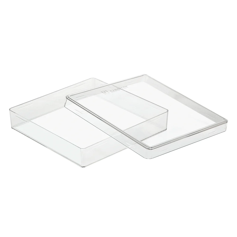 Petri dish, 100 x 100 x 20 mm, transparent, without ventilation cams