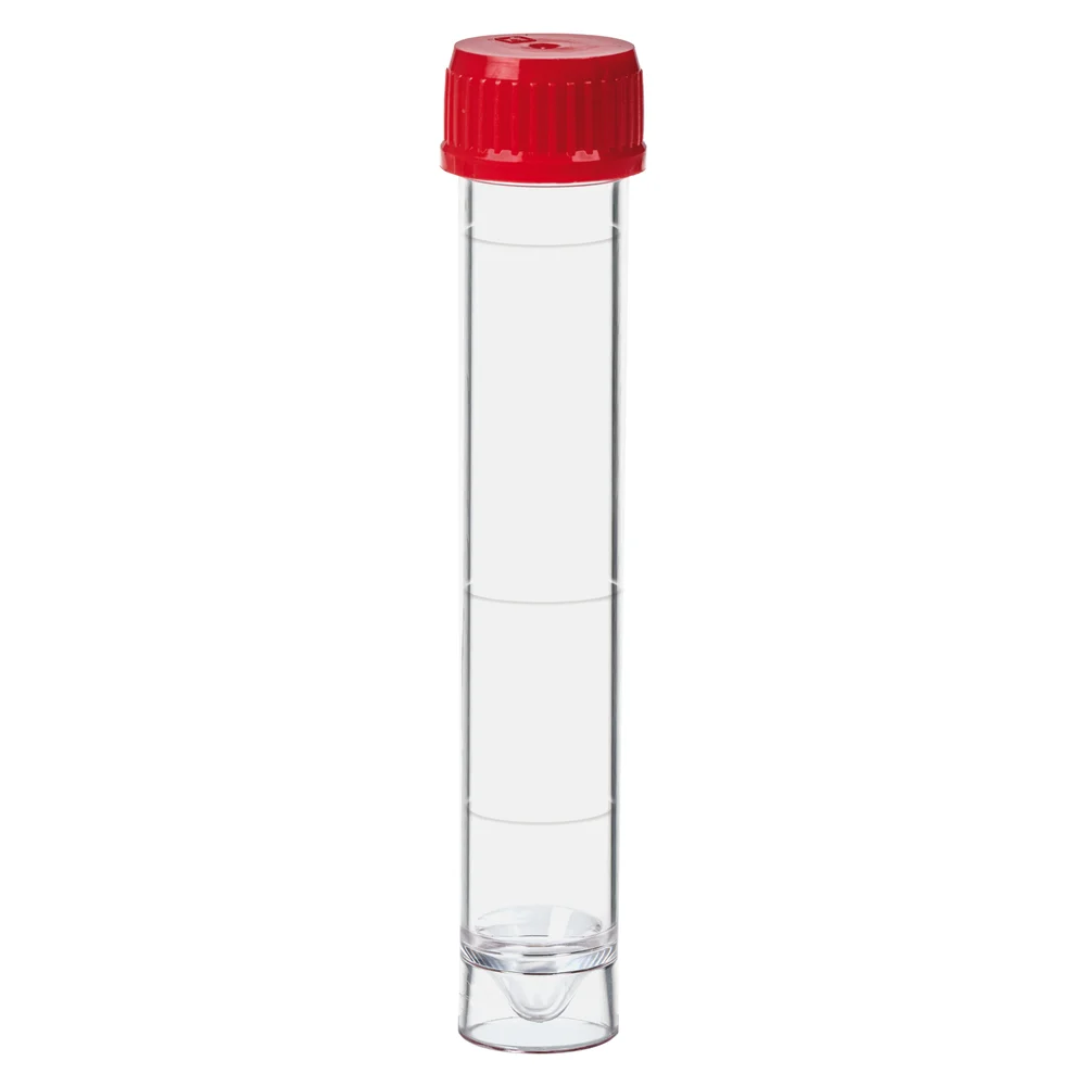 Cell culture tubes, (LxØ): 97 x 16 mm, skirted conical base, TC-treated
