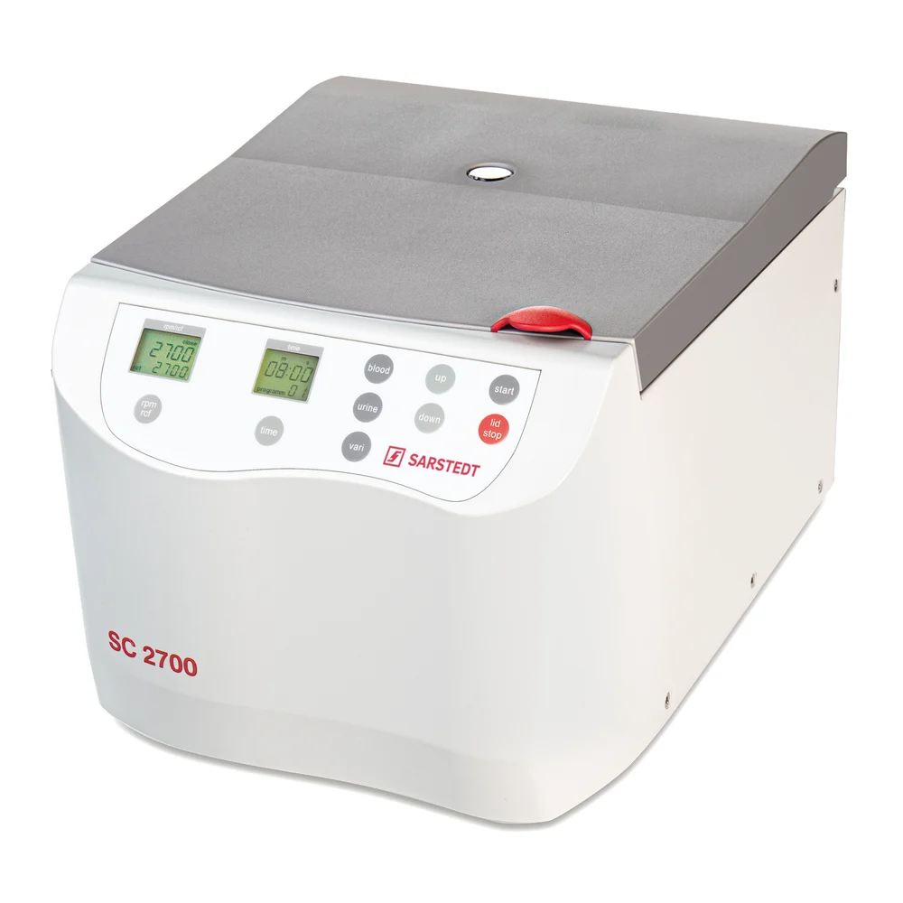 Centrifuge, SC 2700, supply voltage: 115 - 230 V, 2 preset programmes and 1 variable programme