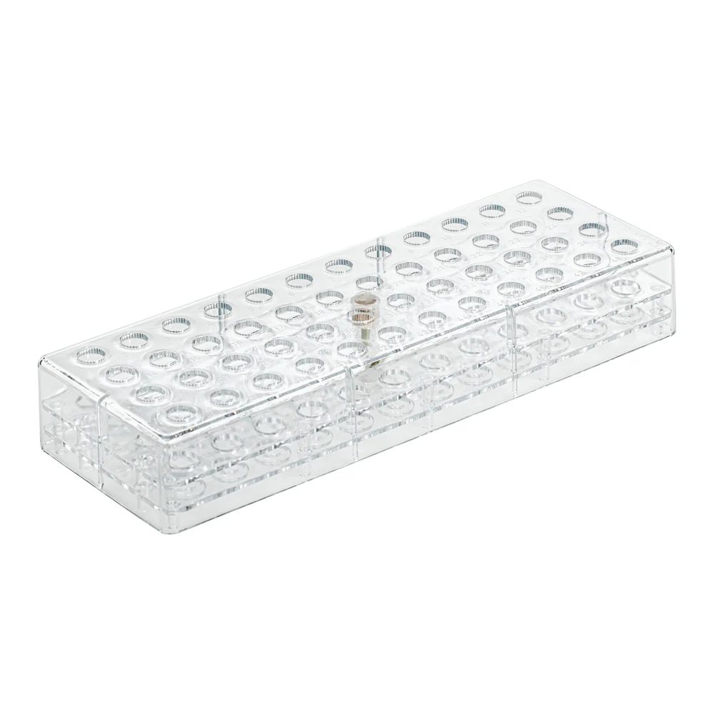 Rack, PC, format: 12 x 4, suitable for screw cap micro tubes
