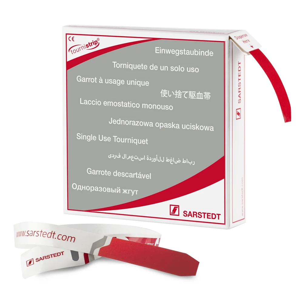 tournistrip® disposable tourniquet, latex-free
