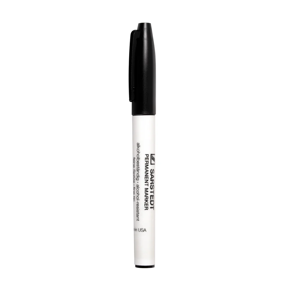 Felt marker, black, alcohol-resistant