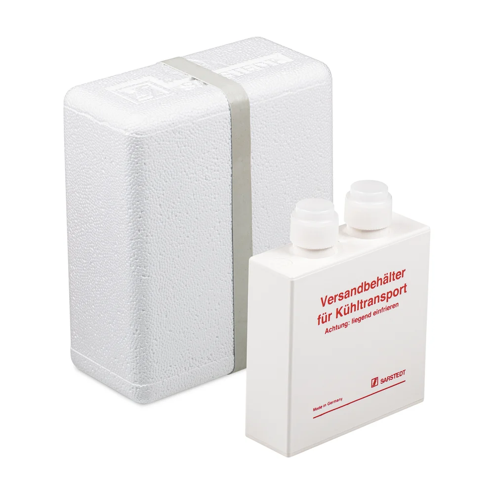 Cold transport container, German, with coolant