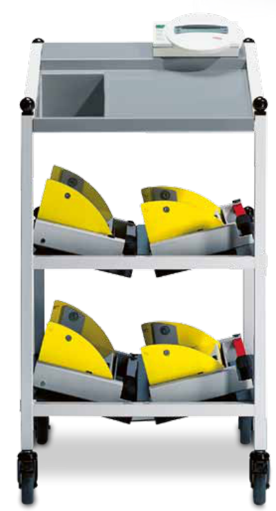 seca 985 bed and dialysis scale equipment trolley, cropped from the official seca product sheet