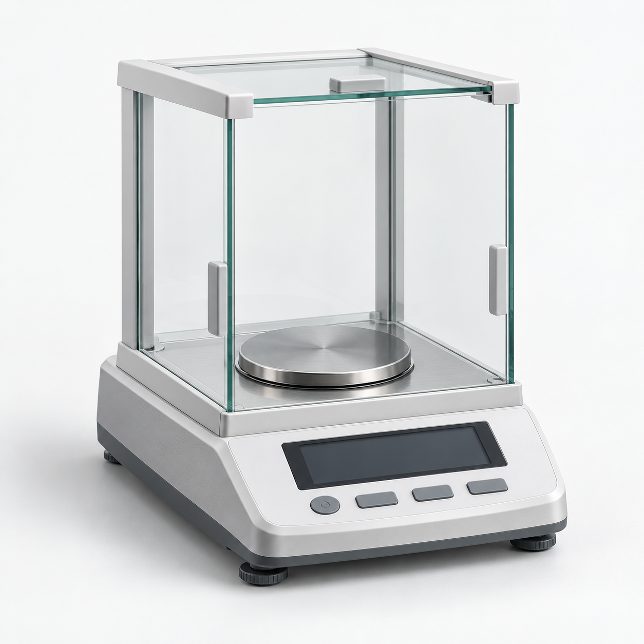 Generic unbranded analytical balance illustration; not a photograph of the Shimadzu ATX224R