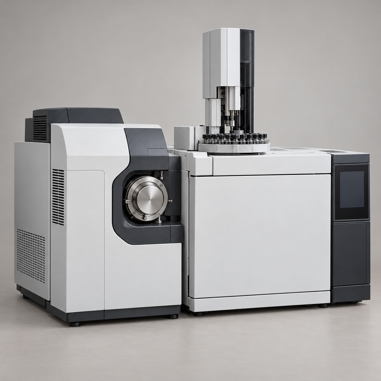 Gas chromatography mass spectrometry laboratory system