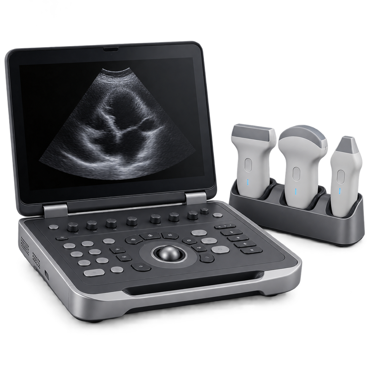 Portable point-of-care ultrasound system
