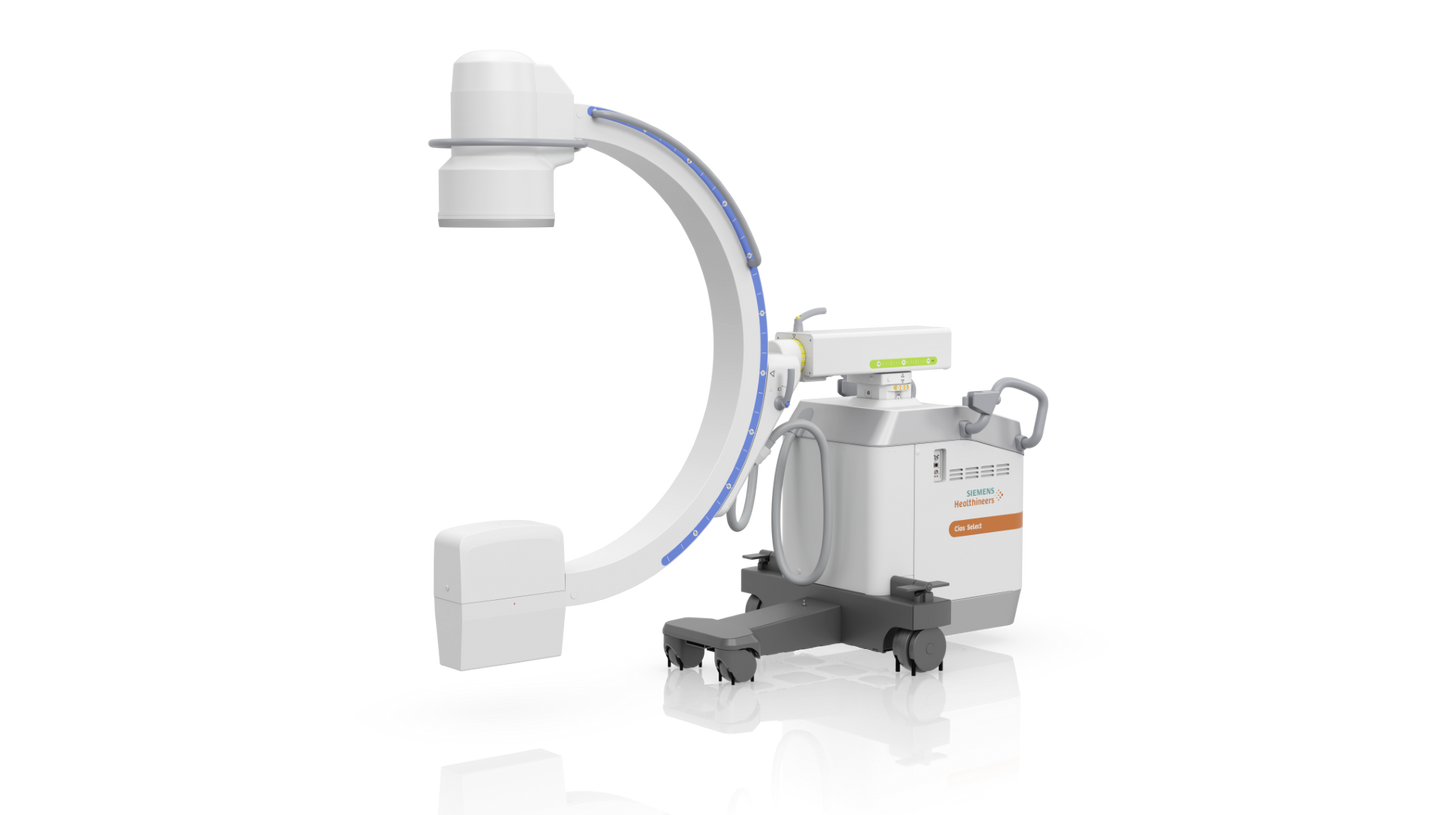 Siemens Healthineers Cios Select mobile C-arm with image intensifier, official manufacturer product image