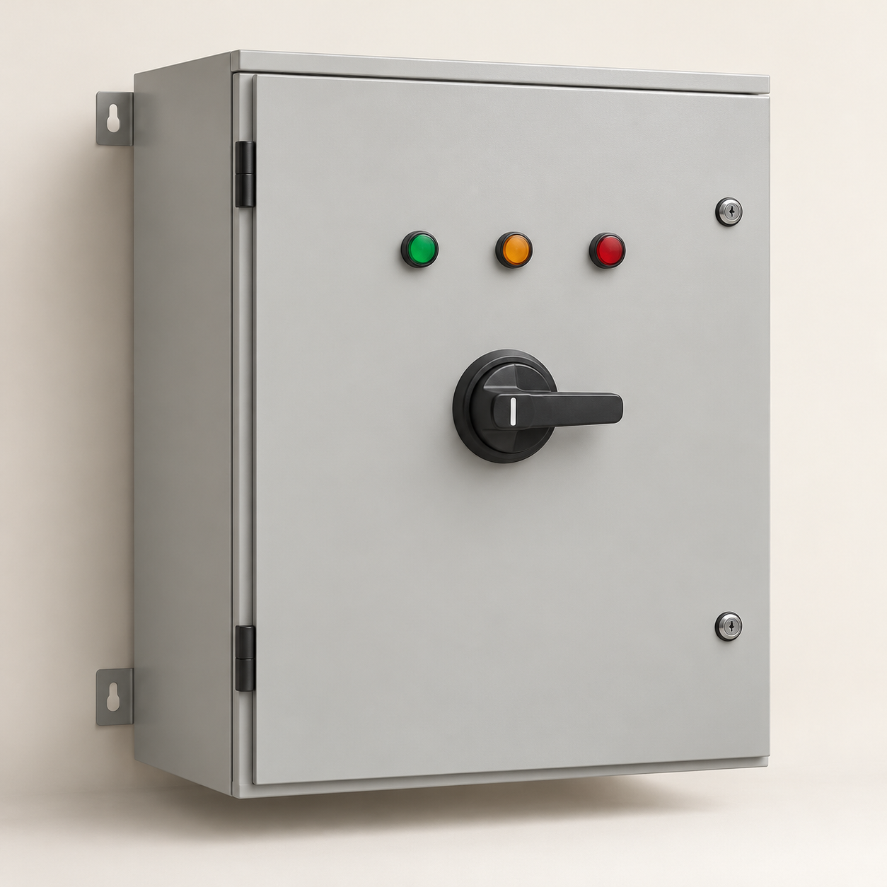 Enclosed automatic transfer switch cabinet