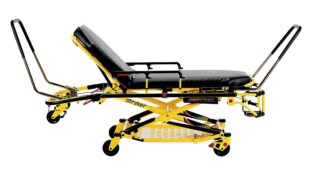 Stryker MX-PRO Bariatric Manual Ambulance Cot, official Stryker product image