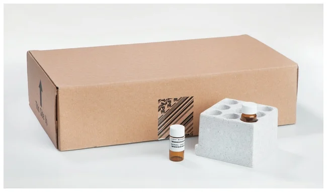 Premium Pack Amber Glass Vials with Closed-Top Cap, 40 mL
