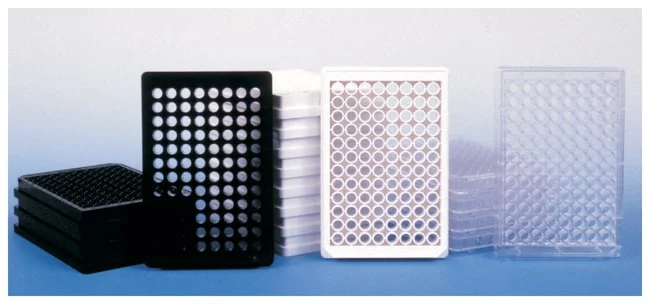 96 Well White Plate, Coverglass Bottom, TC Surface, Pack of 6