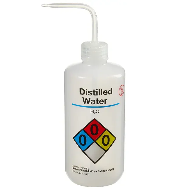 Thermo Fisher catalogue image for Nalgene™ Narrow-Mouth Right-to-Know LDPE Wash Bottles (2425-0505)