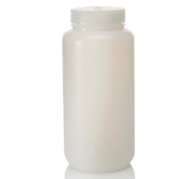 Thermo Fisher catalogue image for Nalgene™ Wide-Mouth HDPE Economy Bottles with Closure: Bulk Pack (332189-0032)