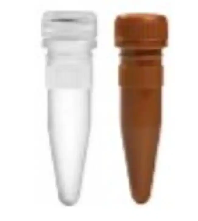Thermo Fisher catalogue image for PCR Ready Knurl Microcentrifuge Tube, Amber (3461A)