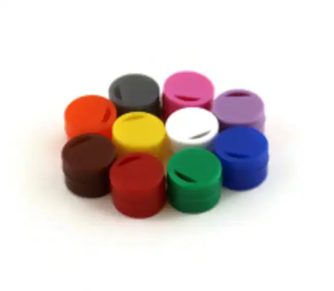 Thermo Fisher catalogue image for Sterile Microcentrifuge Tube Screw Cap, Assorted Colors (3471MIXS)