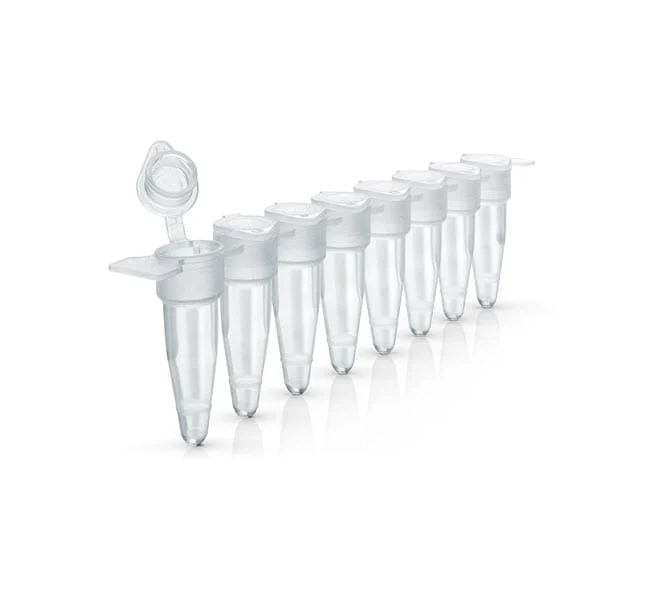 MicroAmp™ Optical 8-Tube Strip with Attached Optical Caps, 0.2 mL