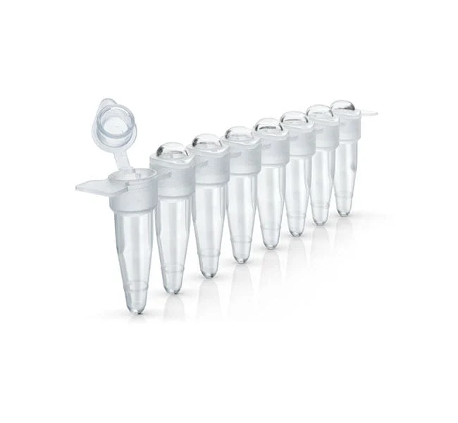 MicroAmp™ 8-Tube Strip with Attached Domed Caps, 0.2 mL