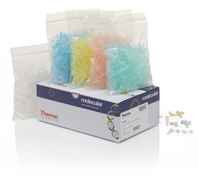 Tubes, 0.2 mL, flat cap, assorted colors